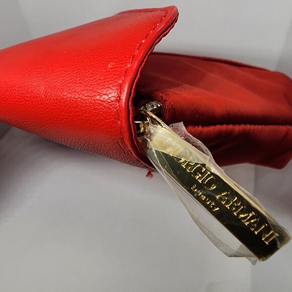 Georgio Armani Beauty Make-up Bag - Red - Picture 4 of 8